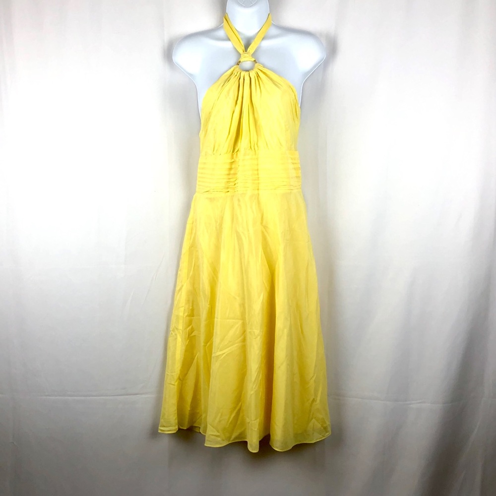 Lilly Pulitzer Elegant Yellow💛 Halter Dress👗